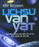 Ebook Lịch sử vạn vật: giải đáp tất cả mọi điều về vũ trụ con người và vạn vật - Bill Bryson