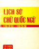 Ebook Lịch sử chữ quốc ngữ (1620-1659) - Đỗ Quang Chính