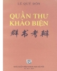 Ebook Quần thư khảo biện - Lê Quý Đôn