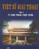 Ebook Việt sử giai thoại (Tập 3: 71 giai thoại thời Trần) - Nguyễn Khắc Thuần