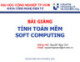 Bài giảng Tính toán mềm Soft Computing - GV. Nguyễn Ngọc Sơn