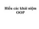 Bài giảng Python - Chương 4: Hiểu các khái niệm OOP