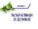 Bài giảng Nguyên lý thống kê kinh tế: Chương 2 - GV: ThS. Nguyễn Thị Thanh Hoa