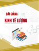 Bài giảng Kinh tế lượng: Chương 2 - ThS. Nguyễn Thanh Hà