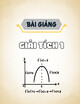 Bài giảng Giải tích 1: Phần 2 (Dành cho SV Sư phạm tự nhiên)