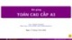 Bài giảng Toán cao cấp A3: Chương 1 - ThS. Nguyễn Công Nhựt