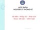 Bài giảng Nguyên lý thống kê - Chương 1: Những vấn đề chung về Thống kê học