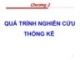 Bài giảng môn Nguyên lý thống kê kinh tế - Chương 2: Quá trình nghiên cứu thống kê
