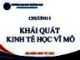 Bài giảng Kinh tế học vĩ mô 1 - Chương 1: Khái quát Kinh tế học vĩ mô (Năm 2022)