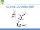 Bài giảng Cơ học lý thuyết - Bài 3: Hệ lực không gian