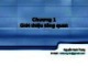 Bài giảng Hệ điều hành Linux - Chương 1: Giới thiệu tổng quan HĐH Linux