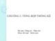 Bài giảng Nguyên lý thống kê - Chương 3: Tổng hợp thống kê