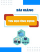 Bài giảng Tin học ứng dụng
