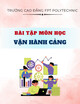 Bài tập môn học Vận hành cảng: Phân tích hệ thống E-PORT và quy trình liên quan đến hoạt động khai thác container tại Cảng Quốc tế Tân Cảng - Cái Mép