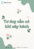 Tài liệu Tư duy cần có khi xây kênh