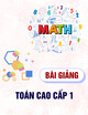 Bài tập Toán cao cấp 1 - Nguyễn Phương