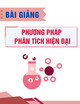 Bài giảng Phương pháp phân tích hiện đại: Giới thiệu một số phương pháp phân tích sắc ký (2)