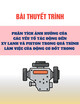 Bài thuyết trình: Phân tích ảnh hưởng của các yếu tố tác động đến xy lanh và piston trong quá trình làm việc của động cơ đốt trong