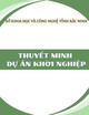 Thuyết minh dự án khởi nghiệp: Tái chế dầu nhớt thải từ ô tô, xe máy tạo ra nhiên liệu và sản phẩm phụ trợ xanh