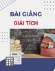 Bài giảng Giải tích - Chương 5: Tích phân mặt