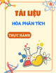 Tài liệu thực hành Hóa phân tích