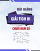 Bài giảng Giải tích III: Chuỗi hàm số