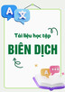 Tài liệu học tập Biên dịch